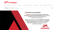 Desktop Screenshot of cavemac.com.br